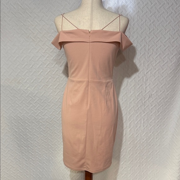 Lulu's Blush Pink Off-Shoulder Mini Dress - Picture 3 of 5
